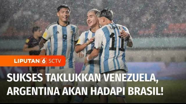 Argentina Sukses Lolos ke Perempat Final Piala Dunia U-17, Siap Beradu dengan Brasil | Liputan 6