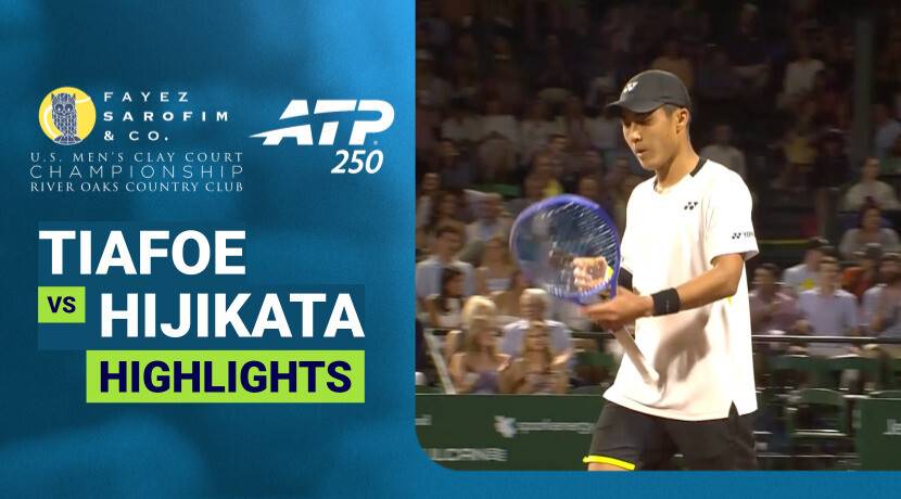 Rinky Hijikata vs Frances Tiafoe - Round 2 | ATP 250: Fayez Sarofim & Co. U.S. Men's Clay Court Championship 2026
