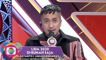 Driver Ojek Online, Sidik di Jakarta Dapat Kiriman Sembako LIDA - LIDA 2020 Di Rumah Saja