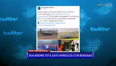 TNI AU Siagakan Tiga Pesawat Evakuasi WNI di Wuhan