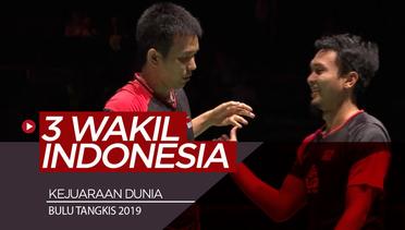 3 Wakil Indonesia di Semifinal Kejuaraan Dunia Bulu Tangkis 2019