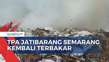 TPA Jatibarang Semarang Kembali Terbakar, Begini Usaha Pemadaman Api