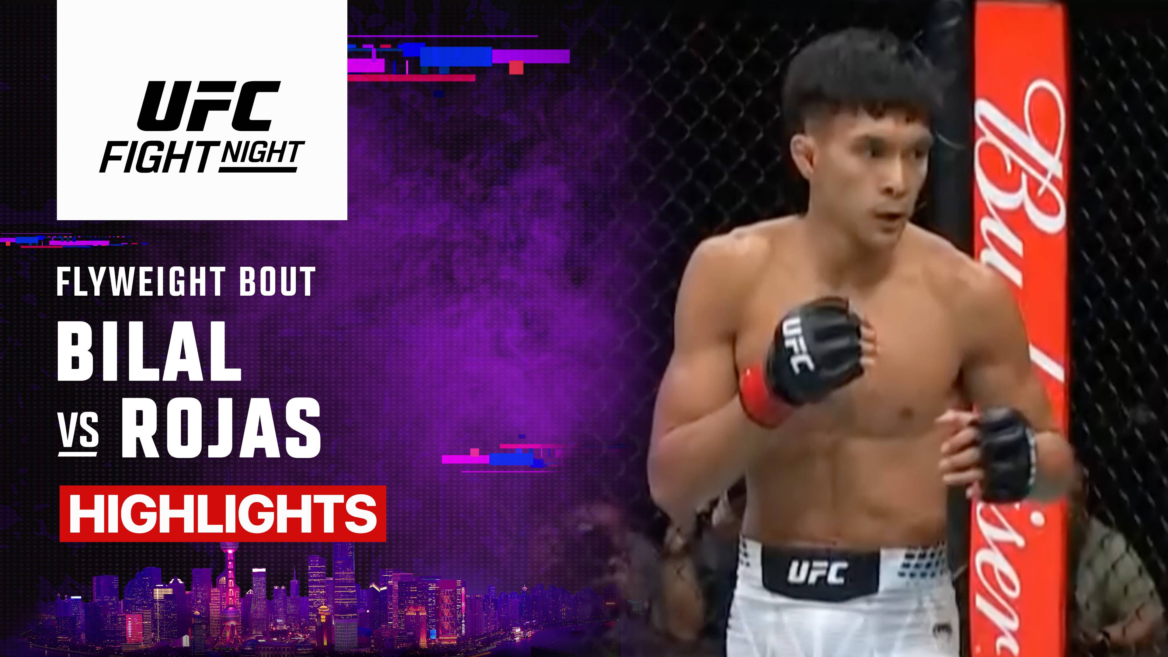 Bilal Hasan vs Nilson Rojas - Flyweight | UFC Fight Night