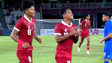 Goll!! Toni Firmansyah Berhasil Lesatkan Bola Ke Gawang Thailand, Skor 1-0 | International Friendly Match U-20