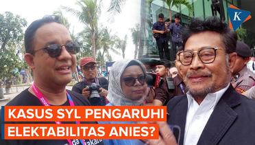 Anies Baswedan Klaim Kasus Syahrul Yasin Limpo Tak Pengaruhi Elektabilitasnya