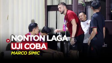 Penampakan Marko Simic di Laga Uji Coba Persija Jakarta Vs RANS Nusantara FC