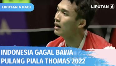 Final Thomas Cup 2022, Indonesia Gagal Pertahankan Gelar Juara | Liputan 6