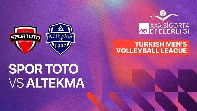 Spor Toto vs Altekma - Full Match | Turkish Men's Volleyball League 2025/26