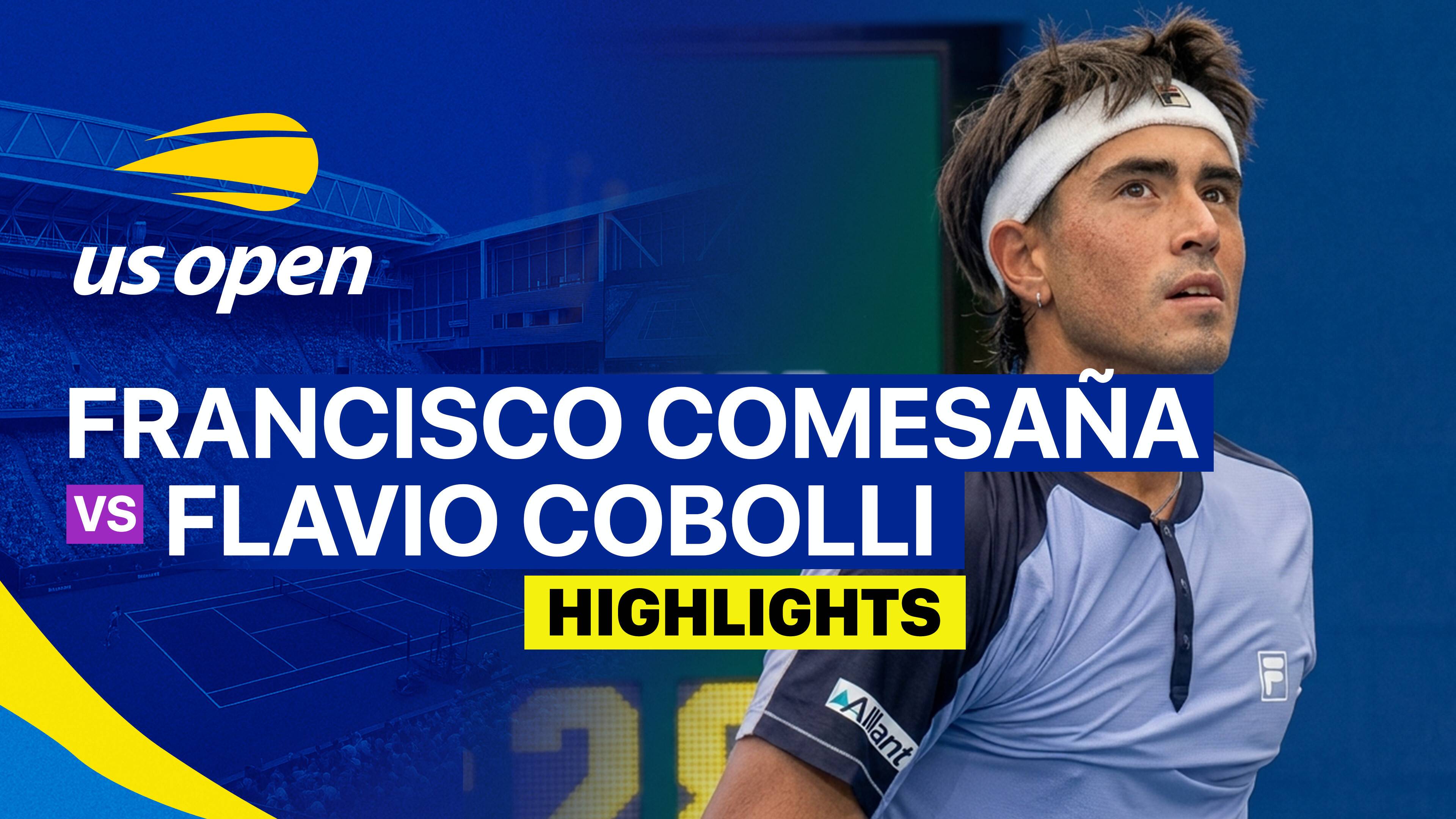 Francisco Comesana vs Flavio Cobolli - Men's Singles Round 1 | US Open Tennis Championships 2026