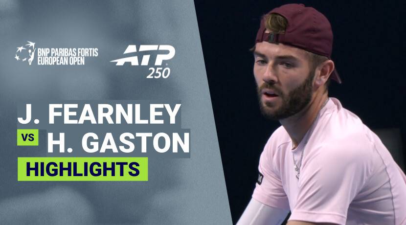 Jacob Fearnley vs Hugo Gaston - Round 1 | ATP 250: BNP Paribas Fortis European Open 2026