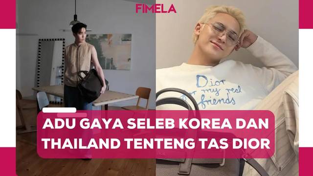 Adu Gaya Seleb Korea Selatan dan Thailand Tenteng Tas Dior, Mingyu Seventeen-James Jirayu