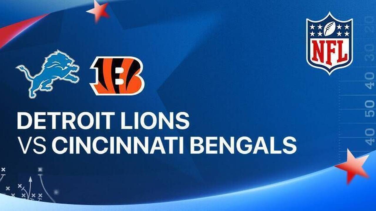 Detroit lions vs cincinnati bengals nfl