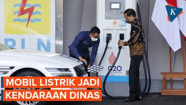 Jokowi Resmi Teken Inpres Mobil Listrik Jadi Kendaraan Dinas Pemerintah