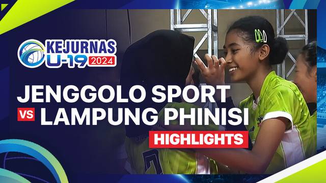 Putri: Jenggolo Sport Sidoarjo vs Lampung Phinisi - Grand Final - Highlights | Kejurnas Bola Voli Antarklub U-19 2024