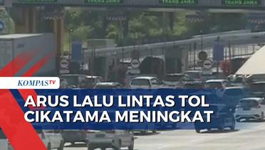 12.000 Lebih Kendaraan Keluar Jakarta Via Gerbang Tol Cikampek Utama