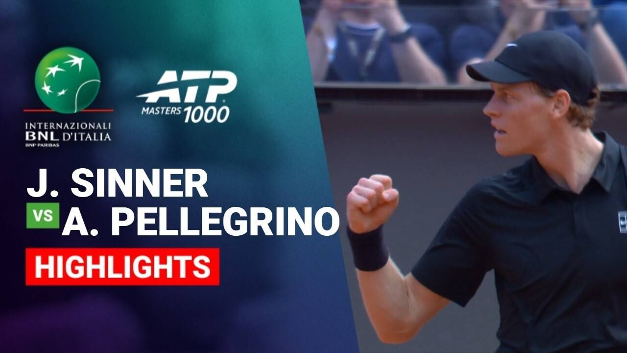 Jannik Sinner vs Andrea Pellegrino - Round of 16 (Campo Centrale) | ATP 1000: Internazionali BNL d'Italia 2026