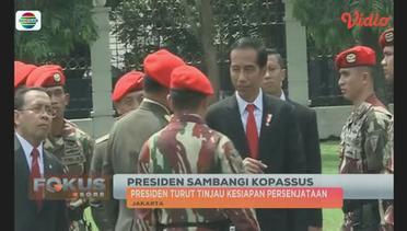 Presiden Joko Widodo Sambangi Markas Kopassus - Fokus Sore
