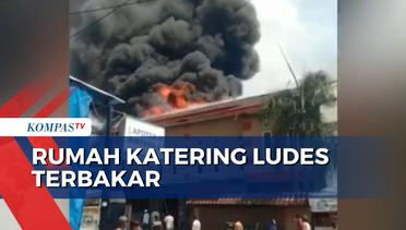Rumah Katering di Bekasi Ludes Terbakar, 6 Mobil Damkar Dikerahkan