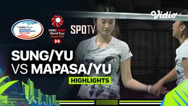 Sung Shuo Yun/Yu Chien Hui (TPE) vs Setyana Mapasa/Angela Yu (AUS) - Highlights | Sathio Group Australian Open 2024 - Women's Doubles