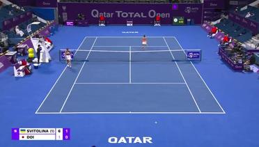 Match Highlights | Elina Svitolina 2 vs 0 Misaki Doi | WTA Qatar Total Open 2021
