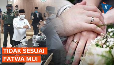 Wapres Ma'ruf Amin Tegaskan Pernikahan Beda Agama Tak Sesuai Fatwa MUI