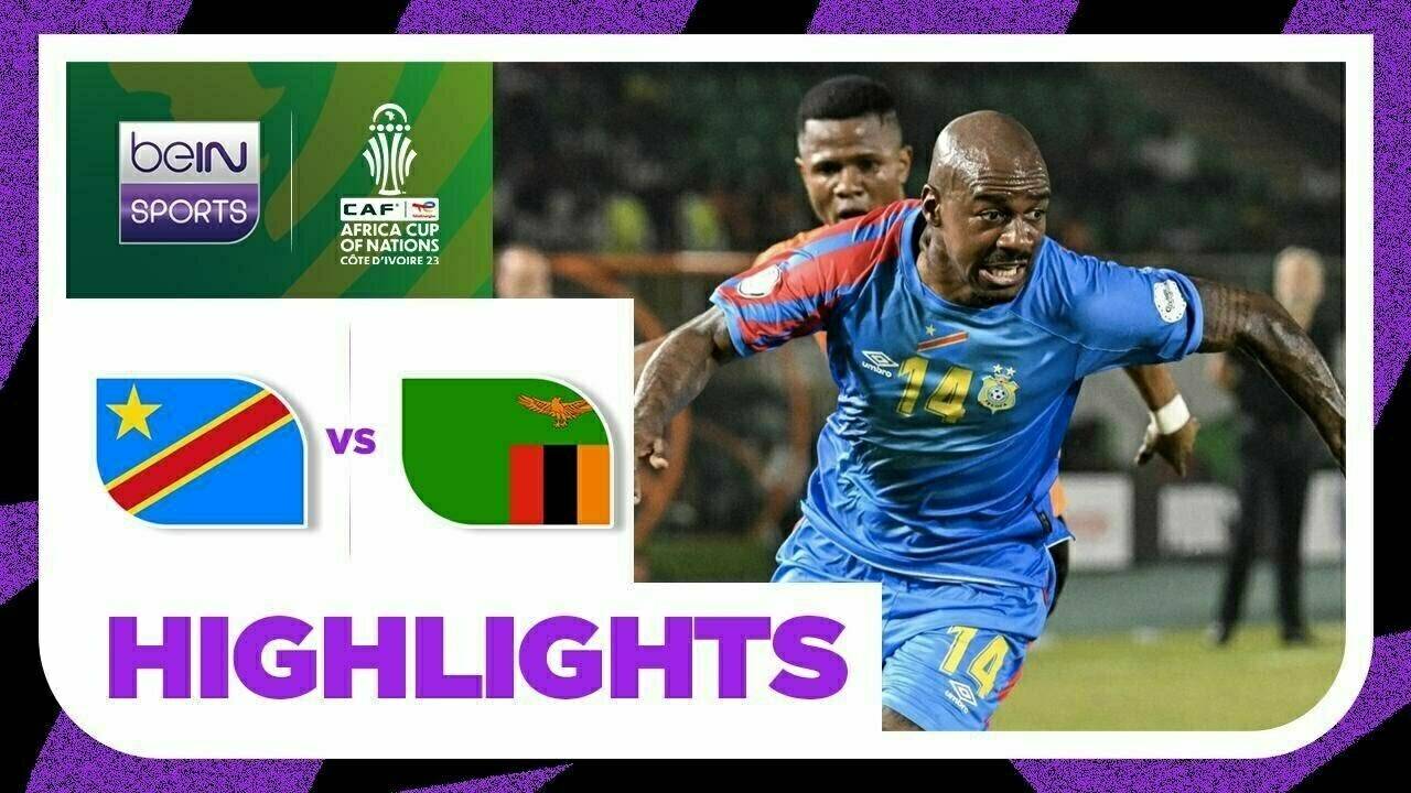 Dr Congo Vs Zambia Highlights Totalenergies Africa Cup Of Nations