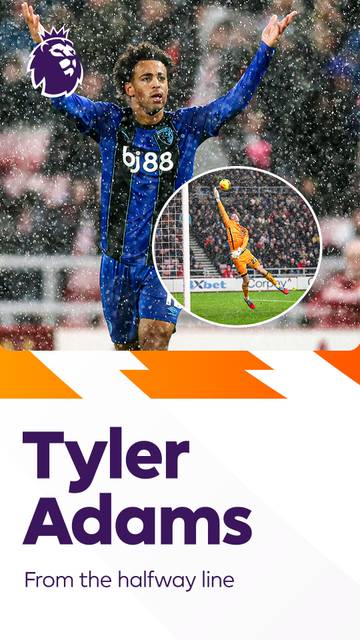POV ragam sudut kamera dari gol indah Tyler Adams | Premier League 2025/26