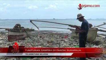 Sampah Menggunung Di Pantai Sukaraja Telukbetung Selatan