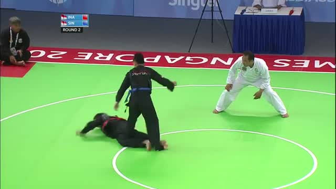 Pencak Silat Tanding Category Indonesia vs Singapore (Day 6) 28th SEA