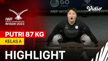 Highlights | Putri 87 kg - Kelas A | IWF World Championships 2023