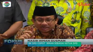 Irman Gusman Dicopot dari Jabatannya Sebagai Ketua DPD RI - Fokus Pagi