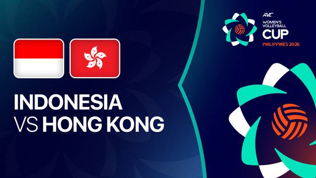 Indonesia vs Hong Kong - Full Match | AVC Women's Cup 2026