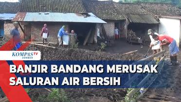 Saluran AirTertimbun Material Banjir Bandang, Warga Krisis Air Bersih