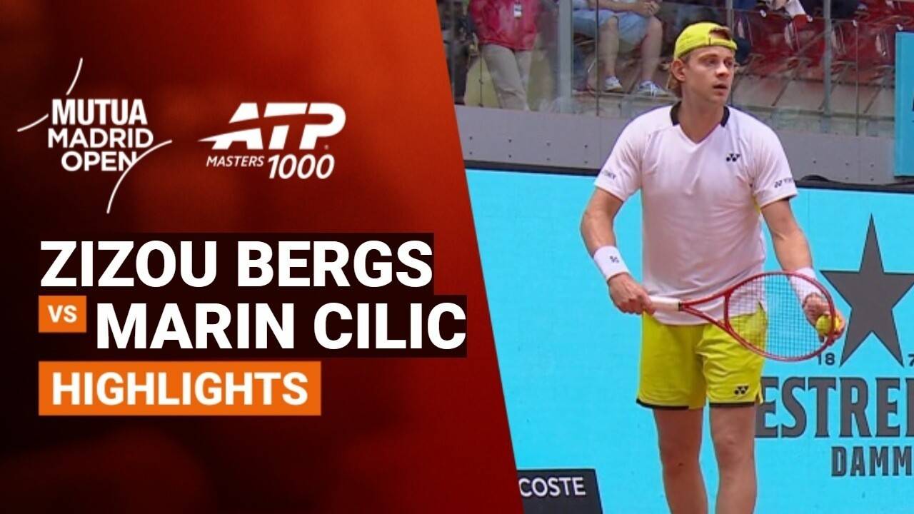 Zizou Bergs vs Marin Cilic - Round 1 (Arantxa Sanchez Stadium) | ATP 1000: Mutua Madrid Open 2026