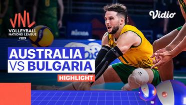 Match Highlights | Australia vs Bulgaria | Men's Volleyball Nations League 2022