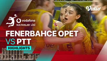 Fenerbahce Opet vs PTT - Highlights | Women's Turkish Volleyball League 2023/24