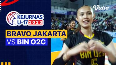 Final Putri: Bravo Jakarta vs BIN 02C - Full Match | Kejurnas Bola Voli Antarklub U-17 2023