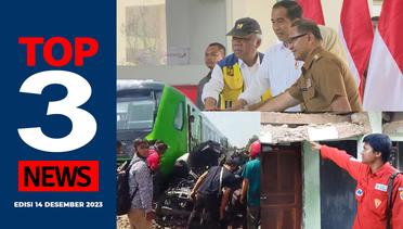 [TOP 3 NEWS] Jokowi Resmikan Pasar Induk | KA Feeder Whoosh Tabrak Mobil | Gempa Sukabumi M 4,6