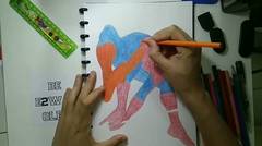 Drawing Peter Parker a.k.a Spiderman