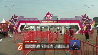 Jokowi dan Ma’ruf Amin Dijadwalkan Pidato Kebangsaan di Festival Rakyat Bogor di SICC - Liputan 6 Siang 