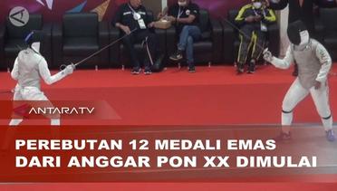 Perebutan 12 medali emas dari anggar PON XX dimulai