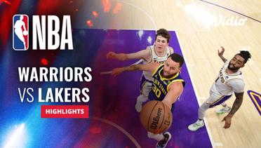Golden State Warriors vs LA Lakers - Highlights | NBA Regular Season 2023/24