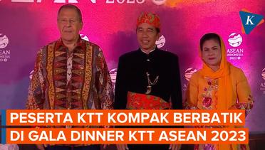 Senyum Jokowi Sambut PM Malaysia hingga Menlu Rusia Pakai Batik