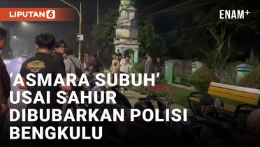 Diwarnai Balap Liar, Polisi Amankan Peserta Asmara Subuh Usai Sahur di Bengkulu