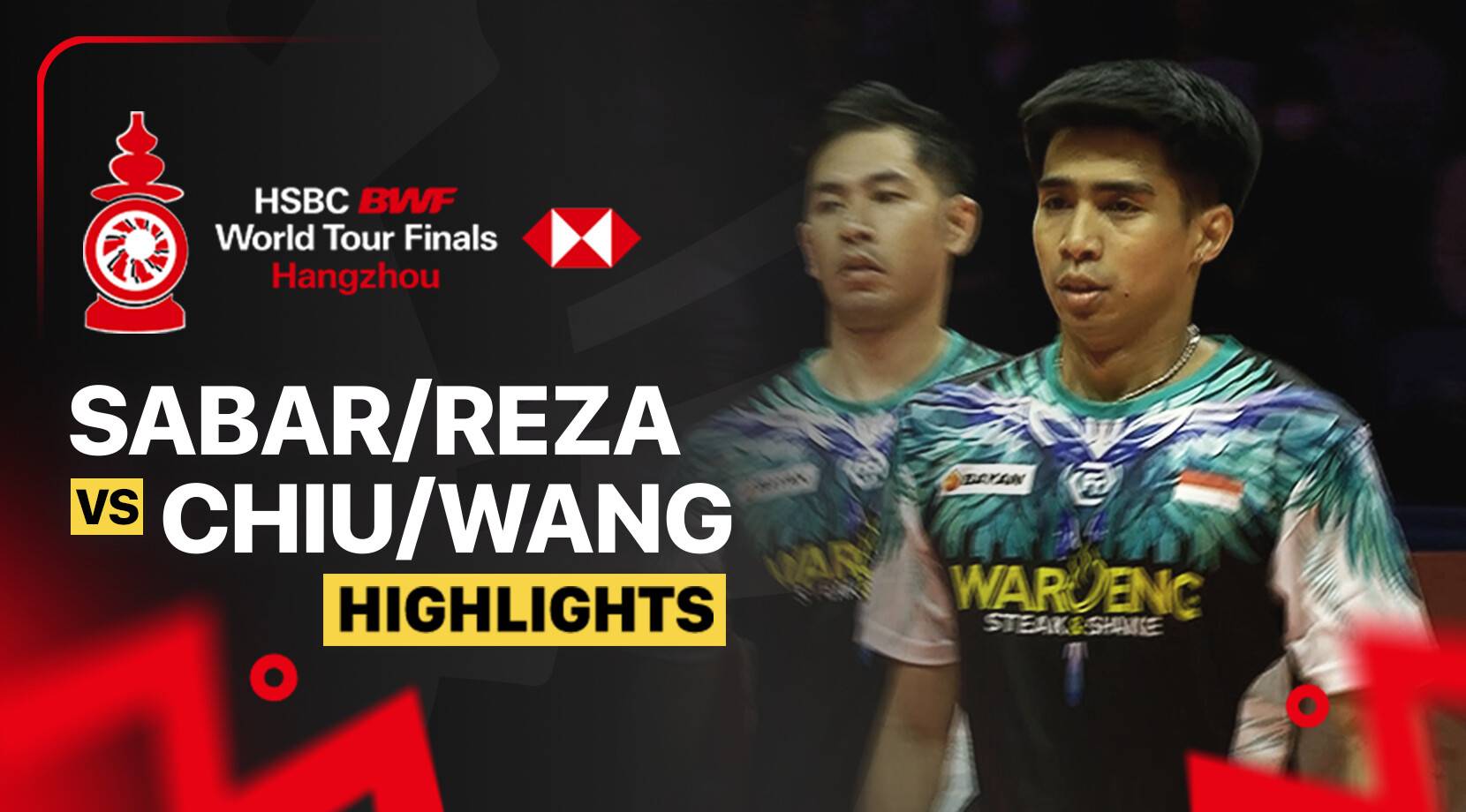 Sabar Karyaman Gutama/Moh Reza Pahlevi Isfahani (INA) vs Chiu Hsiang Chieh/Wang Chi-Lin (TPE) - Men's Doubles Group Stage | HSBC BWF World Tour Finals 2025