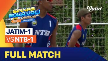 Full Match | Final - Putra: Jatim 1 vs NTB 1 | Sirkuit Voli Pantai Nasional Seri III 2022