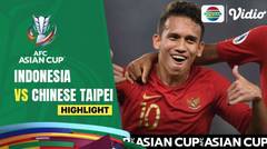 Highlights - Indonesia VS Chinese Taipei | AFC Asian Cup