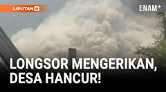Mencekam! Detik-Detik Longsor Es Kubur Desa di Swiss