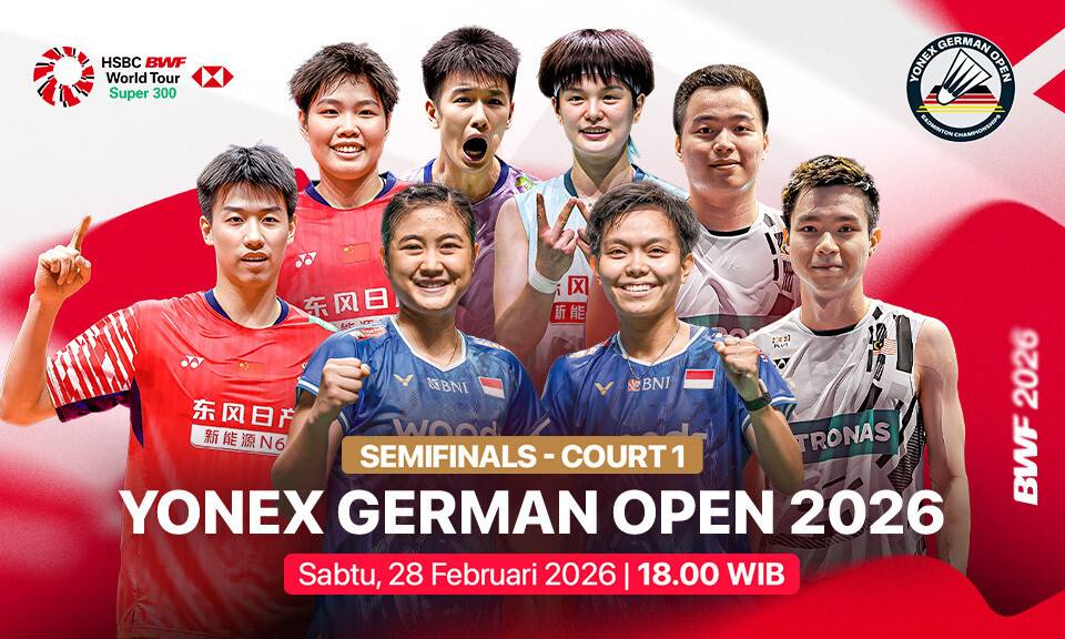 YONEX German Open 2026 - Semifinals (Court 1)