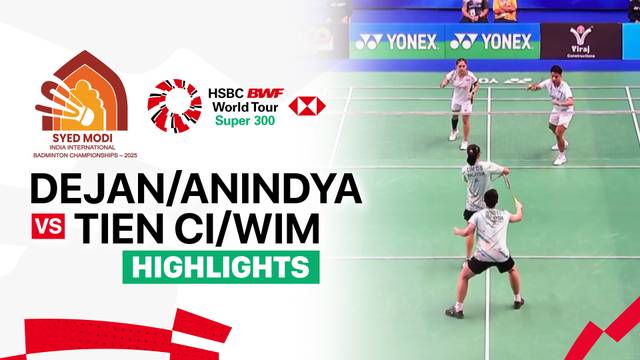 Dejan Ferdinansyah/Bernadine Anindya Wardana (INA) vs Wong Tien Ci/Wim Chiew Sien (MAS) - Highlight | SYED MODI India International 2025